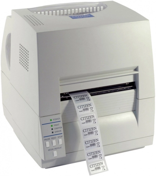 Термопринтер для печати этикеток 621 G Citizen CL-S (термотрансфер, Серый)